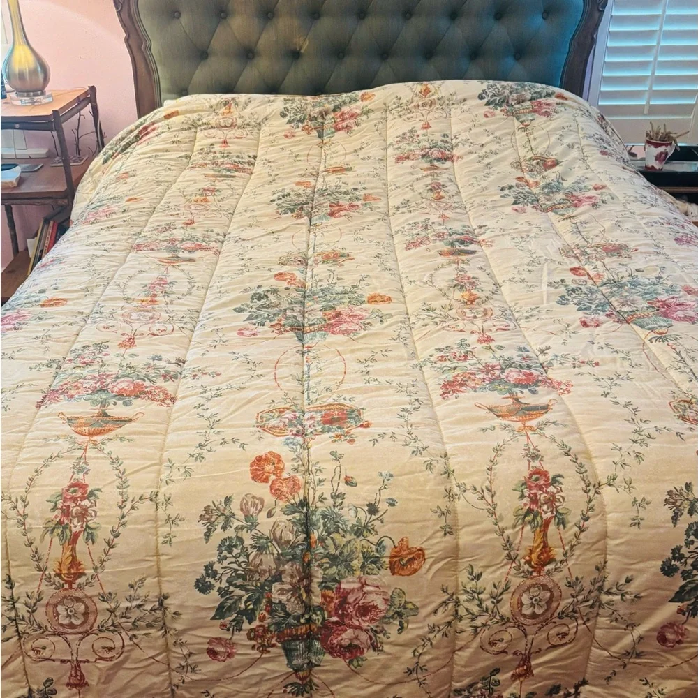 Vintage Lauren Ralph Lauren Villandry Floral Full/ Queen Comforter